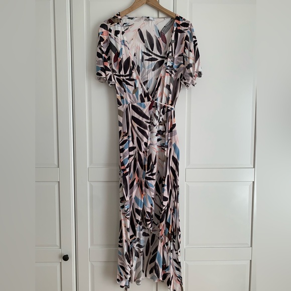Long wrap dress, size L - Picture 2 of 4